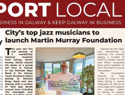 City’s top jazz musicians to launch Martin Murray Foundation